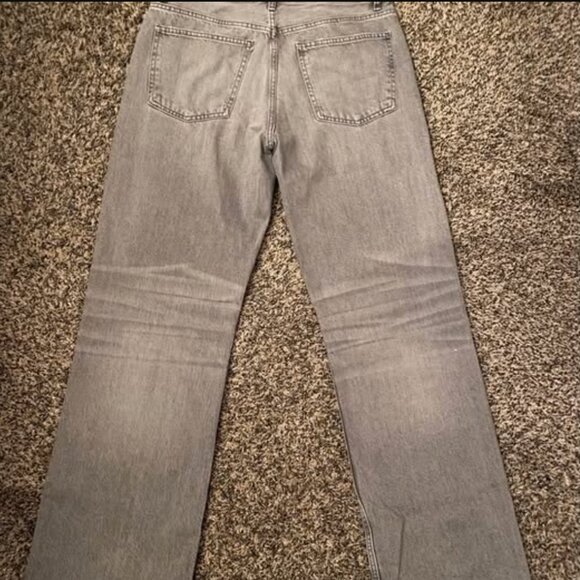 Zara mid rise grey jeans - Picture 2 of 3